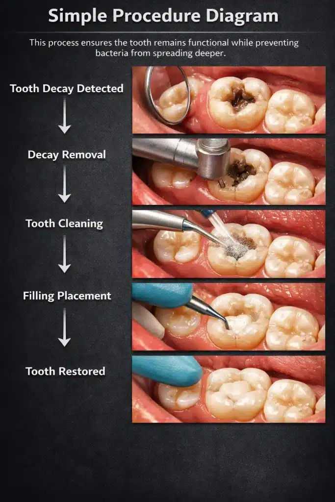 child tooth filling in Singapore