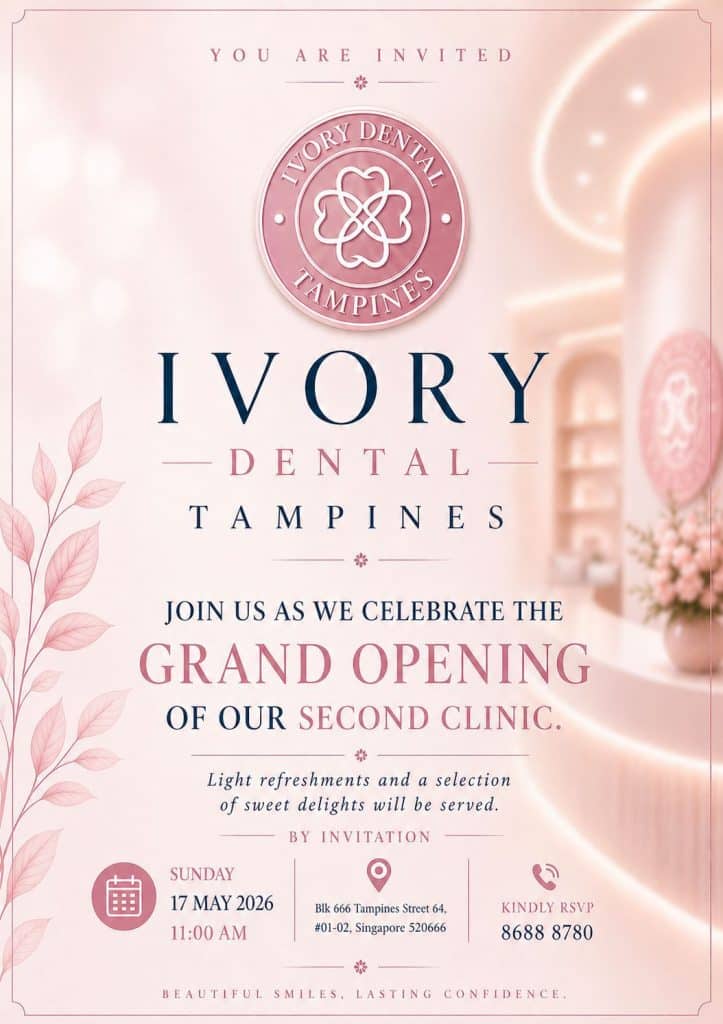 ivory dental tampines opening may 2026 - dentist in tampines